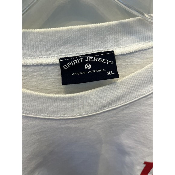 Indiana University IU “ Spirit Jersey “ Brand Lace Side Long Sleeve Shirt Top XL - Picture 3 of 3